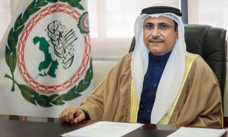 رئيس البرلمان العربي يهنئ رئيس مجلس الوزراء الكويتي بمناسبة تشكيل الحكومة الجديدة رئيس البرلمان العربي يهنئ رئيس مجلس الوزراء الكويتي بمناسبة تشكيل الحكومة الجديدة