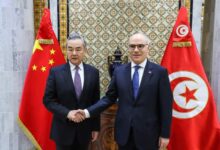 وزير خارجية تونس يشهد جلسة مباحثات مع نظيره الصيني