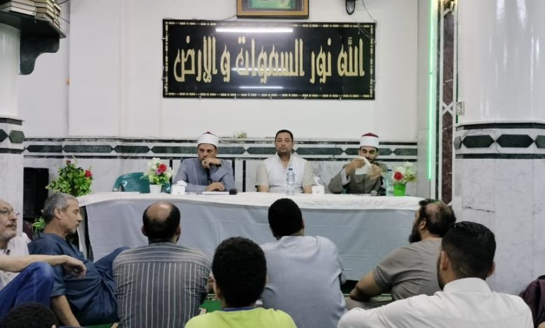 مدير الدعوة بأوقاف الإسكندرية.. يشهد ندوة بعنوان الدروس المستفادة من الهجرة النبوية بمسجد الصداقة مدير الدعوة بأوقاف الإسكندرية.. يشهد ندوة بعنوان الدروس المستفادة من الهجرة النبوية بمسجد الصداقة