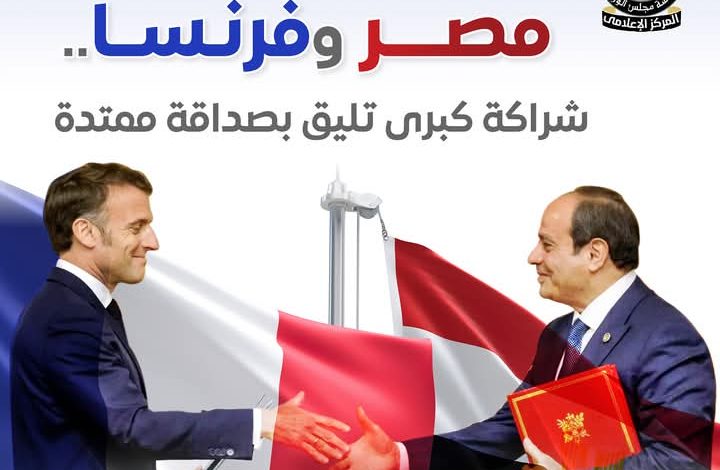 مصر وفرنسا شراكة كبرى تليق بصداقة ممتدة مصر وفرنسا شراكة كبرى تليق بصداقة ممتدة