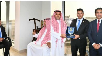 وزير الشباب والرياضة المصري يستقبل رئيس الاتحاد الدولي لكرة القدم المصغرة IMF