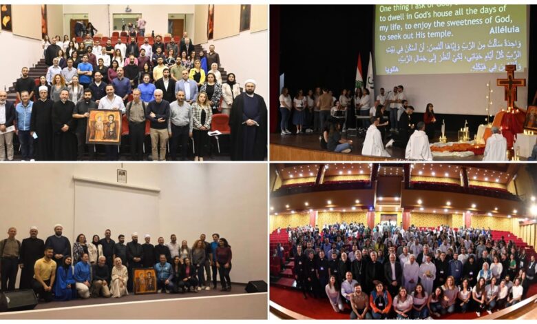 “كسرة فتحة ضمّة”.. لقاء وطني يجمع الطوائف اللبنانية على لغة الألم والأمل والمحبّة “كسرة فتحة ضمّة”.. لقاء وطني يجمع الطوائف اللبنانية على لغة الألم والأمل والمحبّة