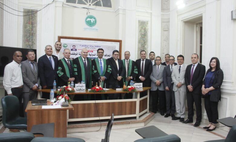 المستشار أحمد عوضين نائب رئيس النيابة الإدارية ينال درجة الدكتوراه بامتياز المستشار أحمد عوضين نائب رئيس النيابة الإدارية ينال درجة الدكتوراه بامتياز