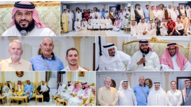 مبارك بن دهيكل وأحمد الزبيدي يكرمان الحجاج الأسبان