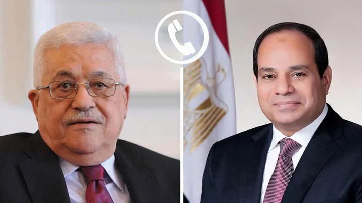 السيسى يتلقى اتصالا هاتفيًا من الرئيس الفلسطيني محمود عباس يهنئة بحلول عيد الاضحى المبارك السيسى يتلقى اتصالا هاتفيًا من الرئيس الفلسطيني محمود عباس يهنئة بحلول عيد الاضحى المبارك