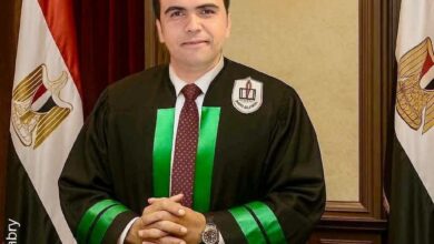 برقية تهنئة لدكتور محمد عبدالعزيز لحصوله على درجة الماجستير