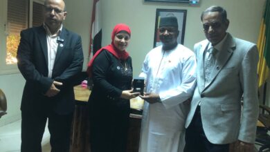 جامعة النيل الأوروبية تكرم رئيس جامعة افريقيا الفرنسية وتفعل اتفاقية الشراكة بحضور سفير مالي بالقاهرة