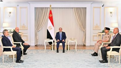 السيسى يستقبل “جويدو كروسيتو” وزير الدفاع الإيطالي