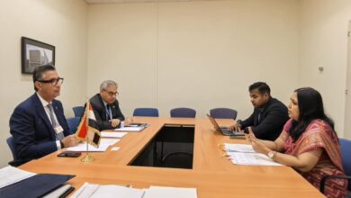 وزير التموين يلتقى بنيذي خاري مسؤل الشؤون المستهلك وتوزيع الأغذية بجمهورية الهند