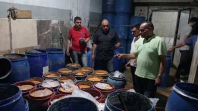 ضبط 8 طن من منتجات الألبان والطرشي الفاسدة داخل مخزن في دمياط