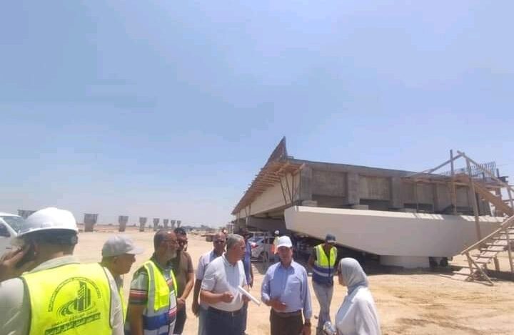 رئيس الجهاز المركزي للتعمير يتفقد مشروع انشاء القوس الغربى لمحور اللواء عمر سليمان بالإسكندرية رئيس الجهاز المركزي للتعمير يتفقد مشروع انشاء القوس الغربى لمحور اللواء عمر سليمان بالإسكندرية