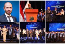 جامعة مصر للعلوم والتكنولوجيا تحتفل بتخرج الدفعة 22 من كلية العلاج الطبيعي بحضور قيادات الجامعة