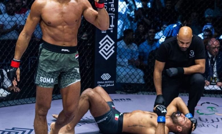 المقاتل المصري “عمر الدفراوي” يترقب التحدي التاريخي في بطولة “PFL MENA” المقاتل المصري “عمر الدفراوي” يترقب التحدي التاريخي في بطولة “PFL MENA”