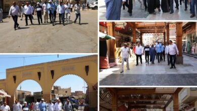 محافظ أسوان يوجه بفرض غرامات رادعة تصل إلى 50 ألف جنيه للمخالفين بوضع حواجز مخالفة تعيق المرور