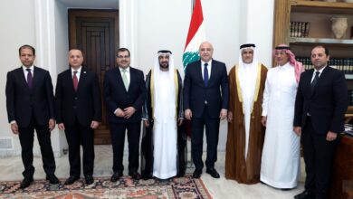 رئيس الجمهورية اللبنانية يستقبل رئيس البرلمان العربي ويؤكد: لبنان جزء لا يتجزأ من العالم العربي 