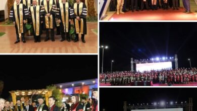 محافظ أسوان ورئيس الأكاديمية العربية للعلوم والتكنولوجيا والنقل البحري يشهدان تخريج 348 طالبًا وطالبة بالمركز الثقافي الأفريقي
