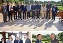 محافظ أسوان فى لقاء مع الأمير رحيم رئيس شبكة الأغاخان للتنمية بحديقة الأزهر بالقاهرة محافظ أسوان فى لقاء مع الأمير رحيم رئيس شبكة الأغاخان للتنمية بحديقة الأزهر بالقاهرة