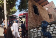 إخماد حريق اندلع في منزل بمنطقة ابو سلاسل بكوم أمبو