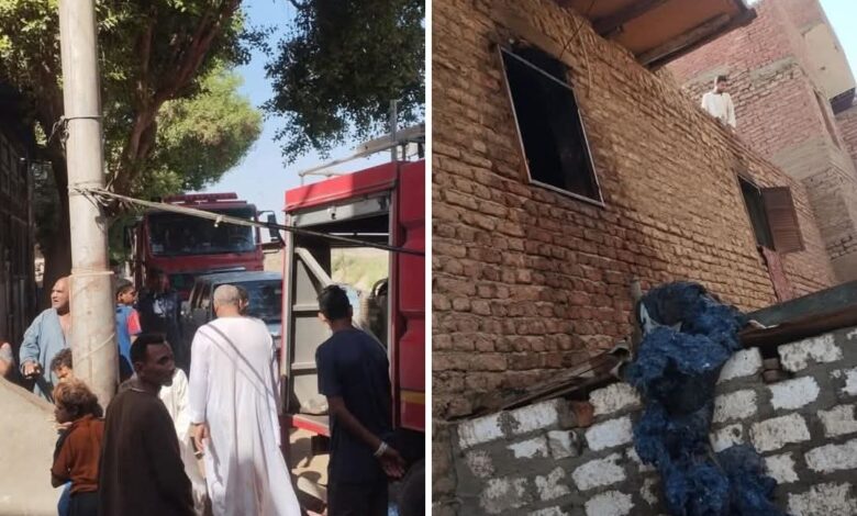 إخماد حريق اندلع في منزل بمنطقة ابو سلاسل بكوم أمبو إخماد حريق اندلع في منزل بمنطقة ابو سلاسل بكوم أمبو
