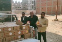 ضبط عدد ٣٣٦٠٠ قطعة حلوى أطفال مجهولة المصدر داخل مخزن للسلع الغذائية بالاشتراك مع جهاز حماية المستهلك بالاقصر