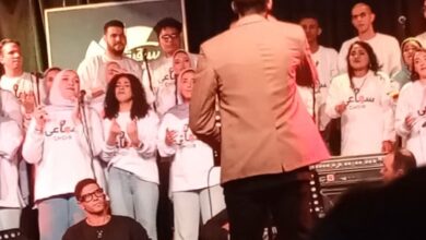 « ليلة موسيقية استثنائية » ( كورال سماعى ) وفرقة المايسترو محمود شكري يخطفون الأنظار