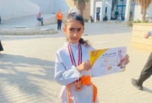 بطلة دمياط الناشئة آسية الرفاعي عيد تحصد البرونزية في بطولة الجمهورية للكاراتيه