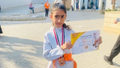 بطلة دمياط الناشئة آسية الرفاعي عيد تحصد البرونزية في بطولة الجمهورية للكاراتيه