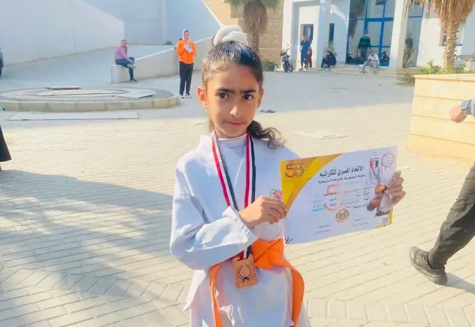 بطلة دمياط الناشئة آسية الرفاعي عيد تحصد البرونزية في بطولة الجمهورية للكاراتيه بطلة دمياط الناشئة آسية الرفاعي عيد تحصد البرونزية في بطولة الجمهورية للكاراتيه