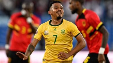 الإثارة تشعل مباراة جنوب أفريقيا وأنجولا في أمم أفريقيا