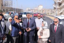 محافظ دمياط يتابع مستجدات الموقف التنفيذى بمشروع تطوير طريق كورنيش النيل بالسنانية