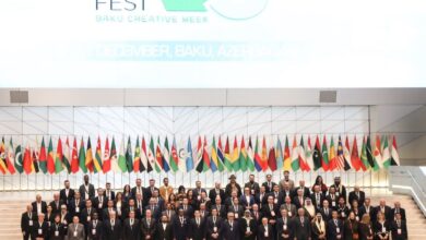  وزير الثقافة المصرية بكلمته في افتتاح فعاليات مهرجان منظمة التعاون الإسلامي الثقافي “أسبوع الإبداع” بأذربيجان