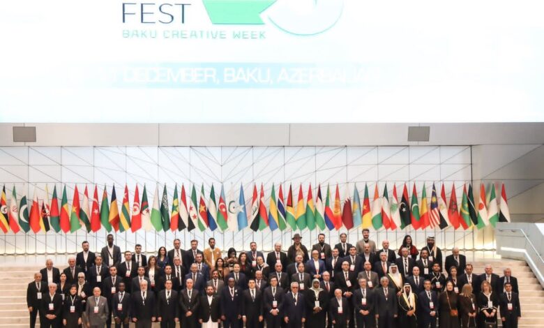  وزير الثقافة المصرية بكلمته في افتتاح فعاليات مهرجان منظمة التعاون الإسلامي الثقافي “أسبوع الإبداع” بأذربيجان