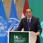 رئيس الوزراء خلال مشاركته بالمؤتمر العالمي لمنظمة”الفاو” نيابة عن الرئيس
