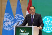 رئيس الوزراء خلال مشاركته بالمؤتمر العالمي لمنظمة”الفاو” نيابة عن الرئيس