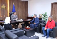محافظ دمياط يلتقى مع ممثلى الهيئة القومية لمياه الشرب والصرف الصحي لمتابعة الموقف الخاص بعدد من المشروعات