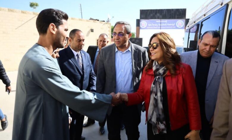 وزيرة التنمية المحلية ومحافظ قنا يتفقدان المنطقة الصناعية بقفط ويزوران عددًا من مصانع الصناعات المعدنية