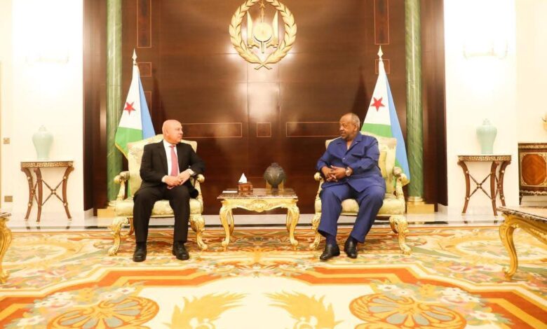 الرئيس  الجيبوتي يستقبل نائب رئيس مجلس الوزراء للتنمية الصناعية