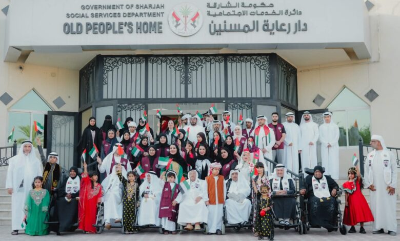 دار رعاية المسنين في إمارة الشارقة يستقبل رئيس جمعية أهالي ذوي الإعاقة