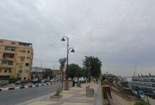 السحب والغيوم كثيفة تغطى سماء أسوان