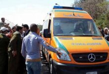 إصابة 5 أشخاص إثر حادث تصادم أتوبيس بسيارة بطريق أبو سمبل السياحى بأسوان