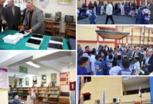 محافظ أسوان يتفقد مدرسة أحمد طه حسين الثانوية لمتابعة سير العملية التعليمية