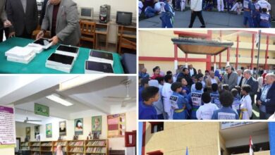 محافظ أسوان يتفقد مدرسة أحمد طه حسين الثانوية لمتابعة سير العملية التعليمية محافظ أسوان يتفقد مدرسة أحمد طه حسين الثانوية لمتابعة سير العملية التعليمية