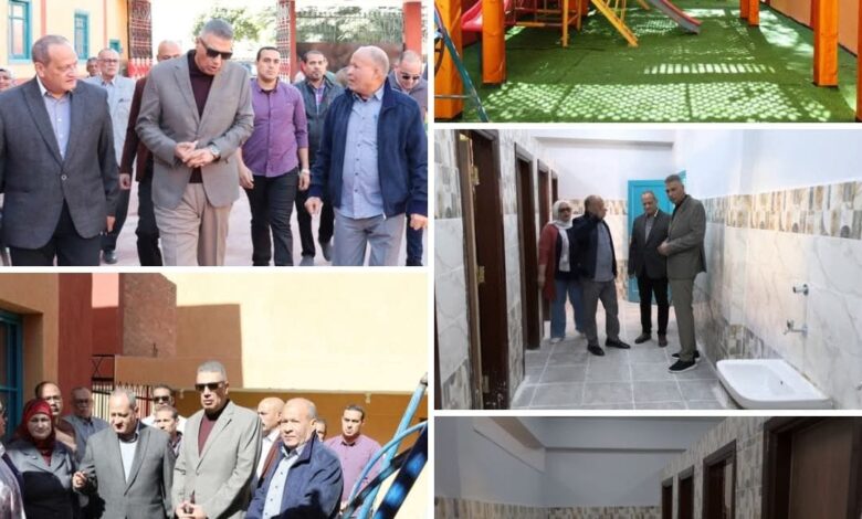 إنهاء المشروع المتكامل للصيانة الشاملة لرفع كفاءة وتطوير مدرسة أبا زيد الرسمية للغات بأسوان