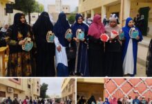 تحت شعار يوم الوفاء …فى لفتة انسانية جميلة من مديرة مدرسة التمريض بنصر النوبة فى تكريم أولياء أمور الطلاب المتفوقين