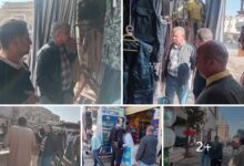 لليوم الثاني حملة مكبرة لإزالة التعديات والاشغالات بإدفو