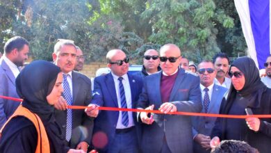 محافظ الأقصر يفتتح 3 محطات رفع صرف صحي بأرمنت