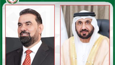 رئيس البرلمان العربي يهنئ هيبت الحلبوسي بمناسبة انتخابه رئيساً لمجلس النواب في جمهورية العراق