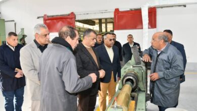 وزير الدولة للإنتاج الحربي يتفقد مصنع 81 الحربي للاطمئنان على سير العمل…