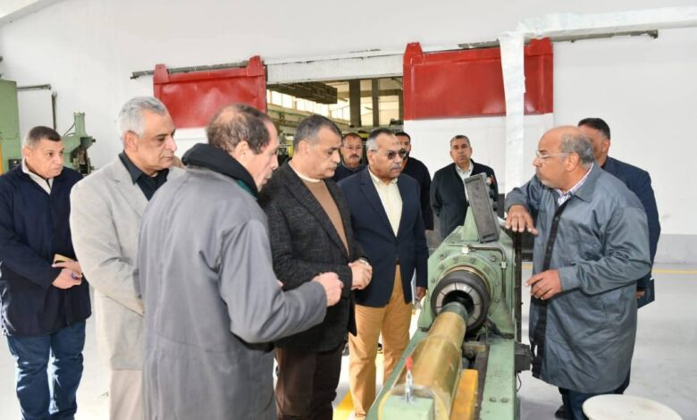 وزير الدولة للإنتاج الحربي يتفقد مصنع 81 الحربي للاطمئنان على سير العمل…