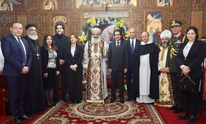 “سفير مصر” بروما ينقل تهنئة الرئيس السيسي للجالية القبطية فى ايطاليا بعيد الميلاد المجيد
